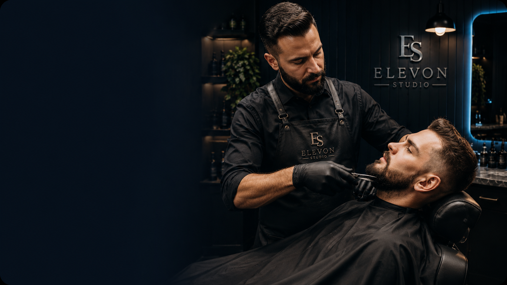 Modelo de site para Barbearias
